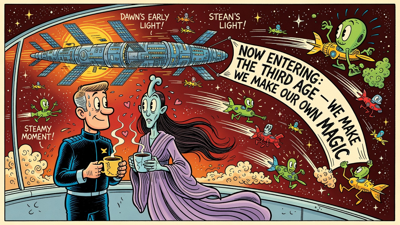 Cartoon panel: The Third Age